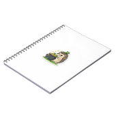 Grumperige Schattenbewaarder Egel St.Patrick's Day Notitieboek (Linkerzijde)