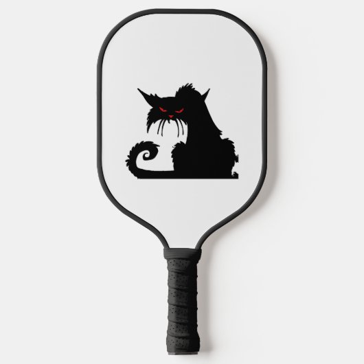 Grumpige kat pickleball paddle (Voorkant)