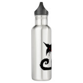 Grumpige kat waterfles  (Links)