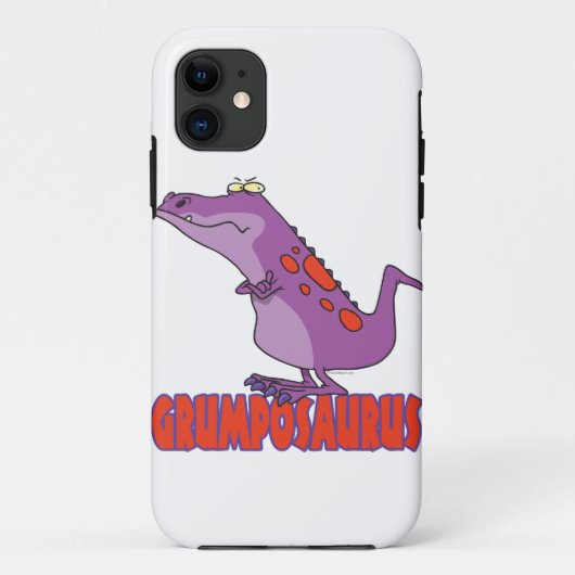 Grumposaurus Grumpy DInosaur Dino Case-Mate iPhone Case (Achterkant)