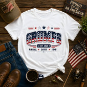 Grumps Est 2026 Amerikaanse Vlag Aangepaste Kinder T-shirt