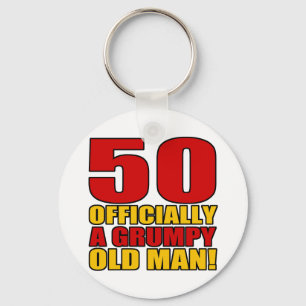 Grumpy 50th Birthday Humor Sleutelhanger