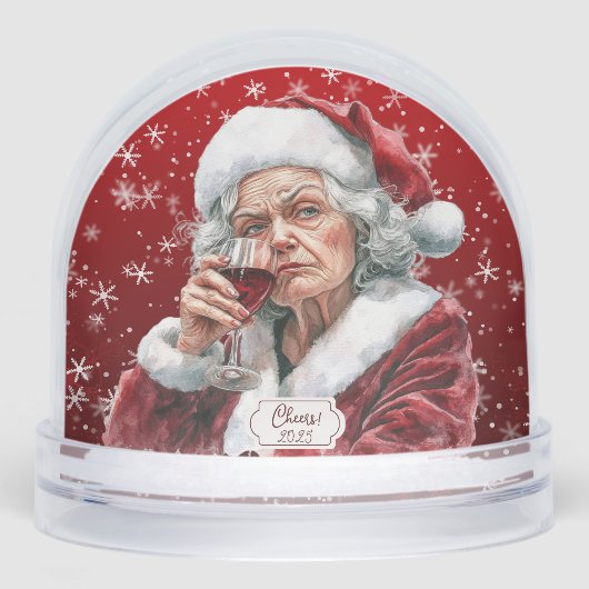 Grumpy Aging Female Friend Snow Globe Sneeuwbol (Voorkant)