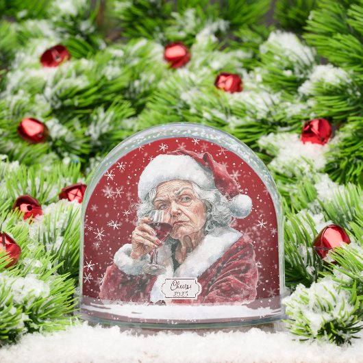 Grumpy Aging Female Friend Snow Globe Sneeuwbol (Kerstmis)