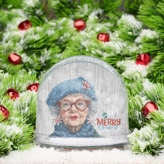 Grumpy Aging Female Friend Snow Globe Sneeuwbol (Kerstmis)