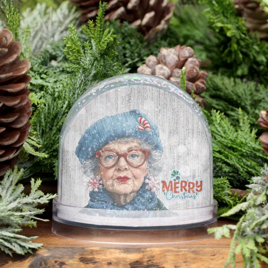 Grumpy Aging Female Friend Snow Globe Sneeuwbol (Winter)