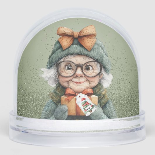 Grumpy Aging Female Friend Snow Globe Sneeuwbol (Voorkant)