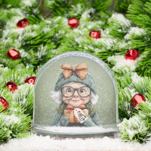 Grumpy Aging Female Friend Snow Globe Sneeuwbol (Kerstmis)