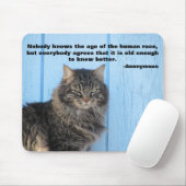 Grumpy Angel met Anonymous Quote Muismat (Met muis)