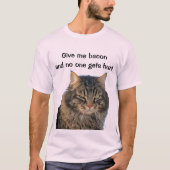 Grumpy Angel wil je bacon T-shirt (Voorkant)