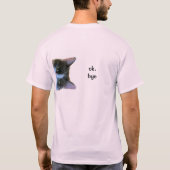 Grumpy Angel wil je bacon T-shirt (Achterkant)