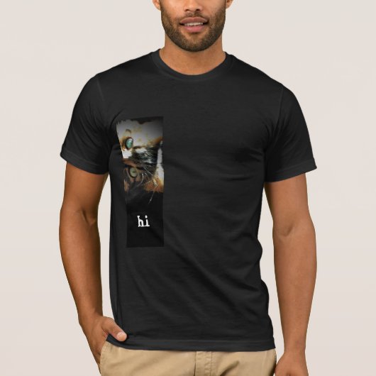 Grumpy Angel zegt zijwaarts "hoi" T-shirt (Voorkant)