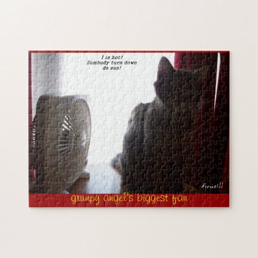 Grumpy Angel's grootste fan Legpuzzel (Horizontaal)