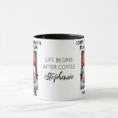 Grumpy Angry Cat Drink koffiecitaat Mok (Midden)