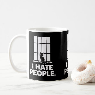 Grumpy Anti-Sociale Kat Liefhebbers Grappige Kat M Koffiemok