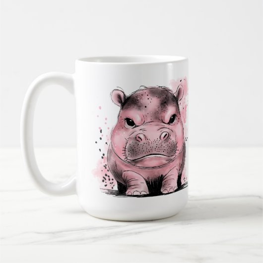 Grumpy Baby Hippo Koffiemok (Links)