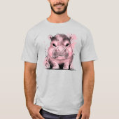 Grumpy Baby Hippo T-shirt (Voorkant)