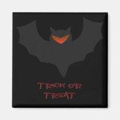 Grumpy Bat Halloween Magnet (Voorkant)