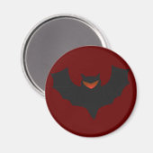 Grumpy Bat Halloween Magnet (Voorkant / Achterkant)