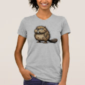 Grumpy Beaver Crusty maar Schattige! T-shirt (Voorkant)