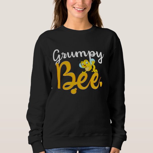 Grumpy Bee Matching Family First Bee Day Outfits Trui (Voorkant)