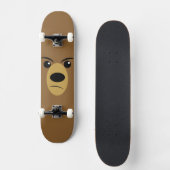 Grumpy Beer Face Skateboard (Voorkant)