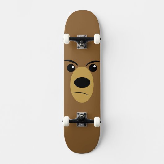 Grumpy Beer Face Skateboard (Voorkant)