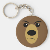 Grumpy Beer Face Sleutelhanger (Voorkant)