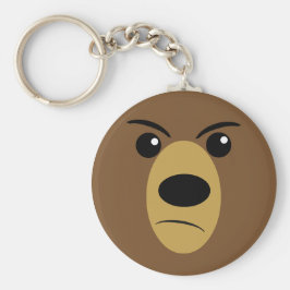 Grumpy Beer Face Sleutelhanger