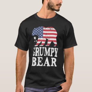 Grumpy Beer Patriottic Flag Matching Family 4e van T-shirt