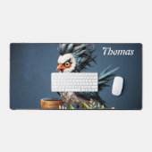 Grumpy Bird op maandag. Bureaumat (Keyboard & Muis)