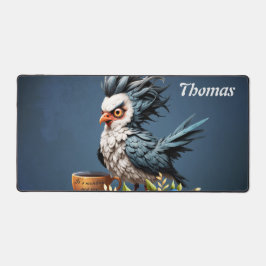 Grumpy Bird op maandag. Bureaumat