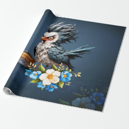 Grumpy Bird op maandag. Cadeaupapier