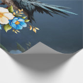 Grumpy Bird op maandag. Cadeaupapier (Hoek)