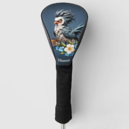 Grumpy Bird op maandag. Golfheadcover