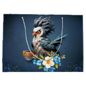 Grumpy Bird op maandag. Groot Cadeauzakje (Achterkant)