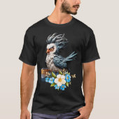 Grumpy Bird op maandag. T-shirt (Voorkant)