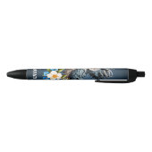 Grumpy Bird op maandag. Zwarte Inkt Pen (Bodem)