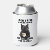 Grumpy Black Cat Blikjeskoeler (Blikje Voorkant)