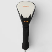 Grumpy Black Cat Golfheadcover (Voorkant)