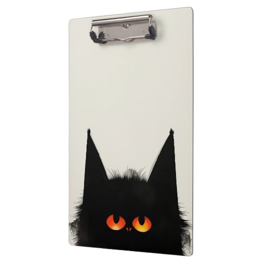 Grumpy Black Cat Klembord (Links)