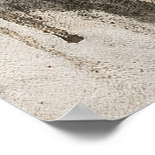 Grumpy Black Cat met Coffee Wall Art Poster (Hoek)