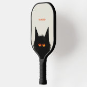 Grumpy Black Cat Pickleball Paddle (Links)