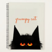 Grumpy Black Cat Planner (Voorkant)