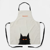 Grumpy Black Cat Schort (Voorkant)