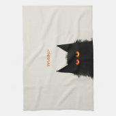 Grumpy Black Cat Theedoek (Verticaal)