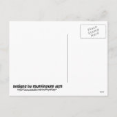 Grumpy Black Cat Wont is prettig kerstfeest Feestdagenkaart (Achterkant)