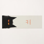 Grumpy Black Cat Yogamat (Achterkant (horizontaal))