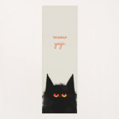 Grumpy Black Cat Yogamat (Voorkant)
