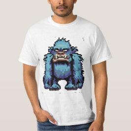 Grumpy Blue Sasquatch Variant 2 T-shirt